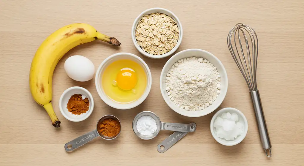 panqueca integral de banana com aveia
