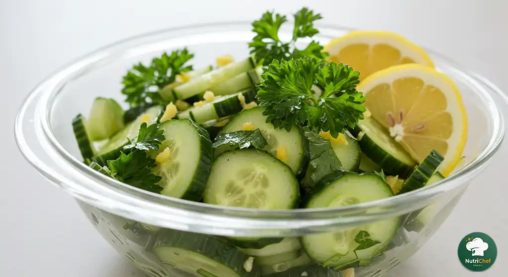 Como fazer salada de pepino detox com gengibre e limão