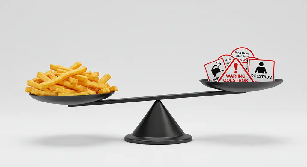prós e contras da batata pré frita