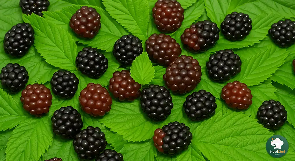 frutas com a Letra B: A boysenberry é uma fruta híbrida que une o melhor da amora