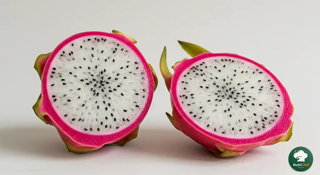 Pitaya cortada - Frutas com a Letra D