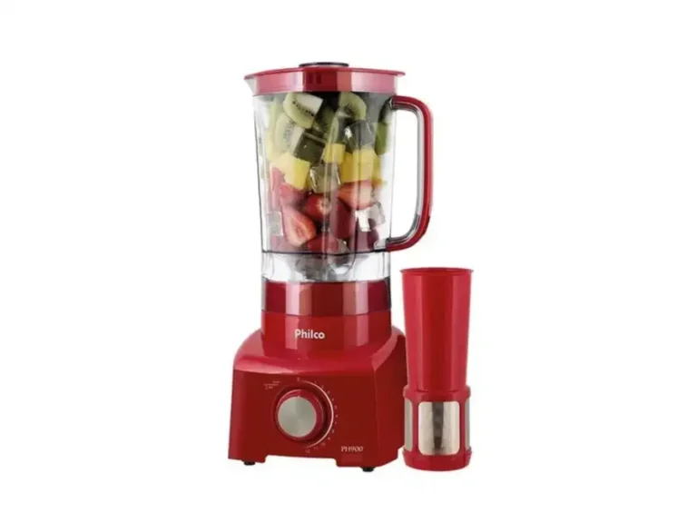 liquidificador Philco 1200W modelo PH900 na cor preta, destacando a jarra XL de 3 litros e o painel de 12 velocidades.